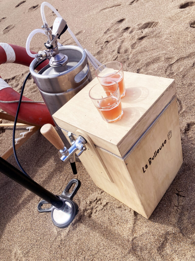 La Bulleuse, la tireuse nomade et sans électricité