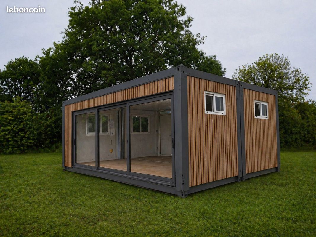 Conteneur transformé, exemple après rénovation
