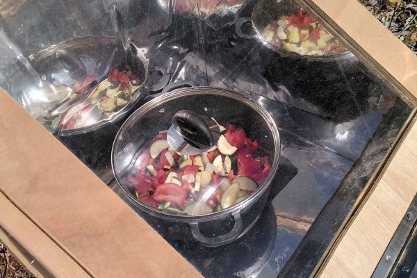 cuisson d'une ratatouille